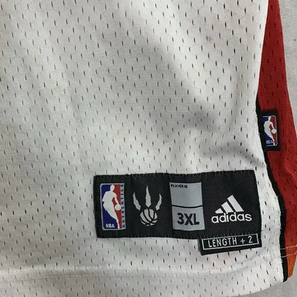 Adidas Chris Bosh Toronto Raptors Jersey Men’s Size 3XL White & Red - Picture 2 of 10